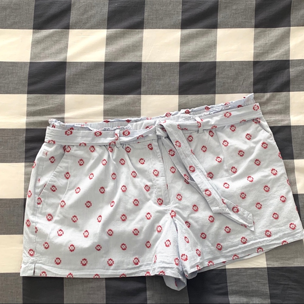 Loft Tie-Waist Shorts EUC